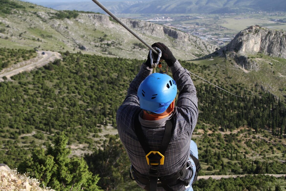 Photo by kamerman1960 zipline, man, helmet, equipment, extreme sports, adrenaline, adventure, zipline, zipline, zipline, zipline, zipline